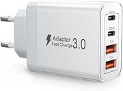 Ładowarka USB C, 40W Gniazdo, Szybkie Ładowanie
