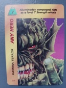 MARVEL OVERPOWER CARD GAME - karta Gamma Terror ( Abomination )