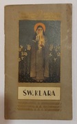 Książeczka Postacie Świętych, Św. Klara - 1935 r.
