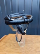 Stary skorzany kask kolarski lata 60 