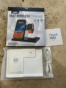 Stacja ładująca indukcyjna 3w1 HYS03 do iPhone Apple Watch AirPods