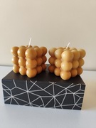 Świeca sojowa, zapachowa (kawowo-czekoladowa), odcienie brązu 