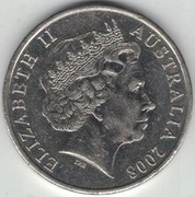 Australia 20 cents centów 2008 - 28,5 mm nr 1