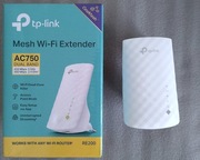 Wzmacniacz Wi-Fi TP-Link RE200 LAN (802.11b/g/n/ac 750Mb/s) repeater