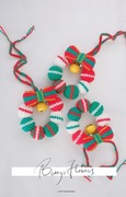 Zawieszka Świąteczna na szydełku - dekoracja