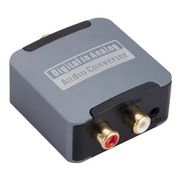 Konwerter adapter sygnał cyfrowy audio do analogowego jack 3,5 i rca