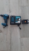 Sprzedam zestaw wiertarko-wkrętarka MAKITA, bateria, ładowarka