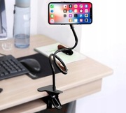 GIĘTKI UCHWYT NA TELEFON ELASTYCZNY STATYW DŁUGI MOCOWANY DO BIURKA STOŁU