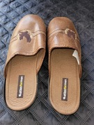 NOWE kapcie jasny brąz r.41