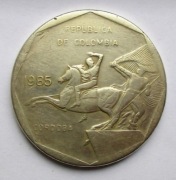 Kolumbia - 10 peso - 1985r. 