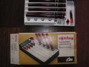 Rapidograf ROTRING 025,035,05,0.7x2szt+koncowka 1.0