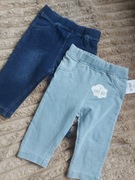 Leginsy niemowlęce ala jeans 3-6 george nowe 