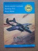NOCNY SAMOLOT MYŚLIWSKI NORTHROP P-61 BLACK WIDOW