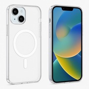 Etui MagSafe iPhone X/XS/11/15/15 Pro/16 – przezroczyste, magnetyczne