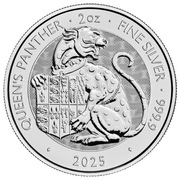 2oz Bestie Tudorów The Queen’s Panther 2025 The Royal Tudor Beasts Ag9999
