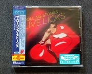 Rolling Stones Live Licks 2xSHM CD Limited Japan Obi folia NOWE!