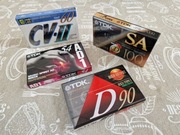 Zestaw 4 nowych fabrycznie zapakowanych kaset TDK Type I i Type II