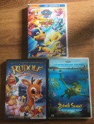 3x DVD - Psi patrol/ Żółwik Sammy/ Rudolf czerwononosy renifer