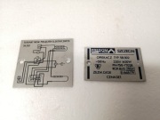 Tabliczka znamionowa schemat opiekacza Predom Selfa 58.302 