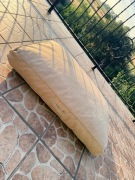 TIAKI Materac dla psa z pianką Memory Foam, beżowy 100 x 70 x 18 cm