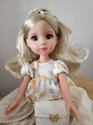 Lala modowa dama w kapeluszu 34cm wysoka