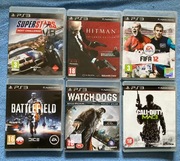 Zestaw gier PS3 Watch Dogs Hitman Batllefield ..