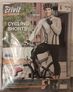 Spodnie rowerowe Crivit męskie z wkładką rozm. L