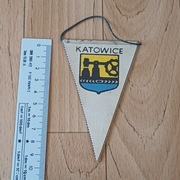 Retro / vintage proporczyk - Katowice