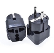 Przejściówka Adapter Gniazdka  Uniwersalny Z Uziemieniem -  EU /USA-UK