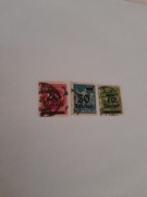 niemcy 1923 - 3 znaczki / początek inflacji