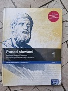 Ponad słowami 1 podręcznik do języka polskiego 