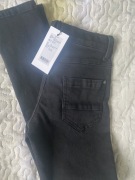 Jeansy skinny czarne r xs/34