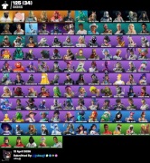 konto fortnite, 125 skinow, pelny dostep (fa), candy axe