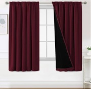 2 Zasłony 140x175cm. Całkowicie Zaciemniające Termiczne Na Żabki, z Tunelem