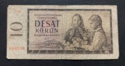Stary banknot Czechosłowacja 10 koron 1960 rok Czechy Słowacja 