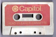 Kaseta magnetofonowa czyszcząca ~ Capitol head cleaner - Made in USA