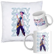 ZESTAW Kubek + Poduszka HUNTRIX K-POP ZOEY