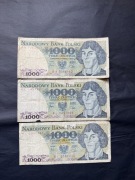 Banknot PRL 1000 zł 1982 Mikołaj Kopernik