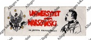 Unikalna Wlepka Uniwersytet W im. Piłsudskiego 1989 Orzeł w Koronie UNIKAT!