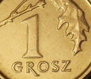 1 gr 2014 r. SUPER DESTRUKT.. DUŻE CIENIE LIŚCI, NOMINAŁU I "GROSZ" MEGA #2