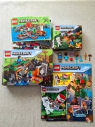 3 zestawy Lego Minecraft plus gratisy - 21162  , 21129 , 21162 