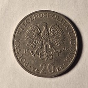 Moneta 20 zł Marceli Nowotko bez znaku mennicy