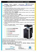 Bizhub c203/253/353 na testy