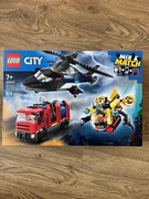 LEGO CITY 60462 Zestaw z helikopterem, wozem strażackim i łodzią podwodną