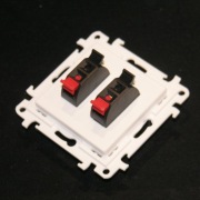 Gniazdo głośnikowe podwójne (2x) zgodne z Kontakt Simon 10