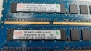 RAM hynix 2gb pc3-10600 (komplet 2gb *4 kości) 8GB