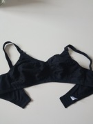 Rosa Junio czarny stanik biustonosz bawełna r 100E