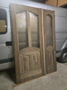 Drzwi dębowe wewnętrzne podwójne