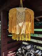 Kolorowy abażur w stylu Boho 