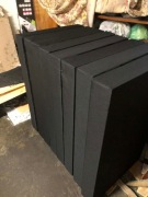 5 paneli akustycznych 103 x 63 x 11 czarne